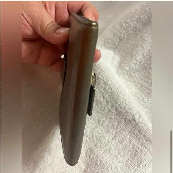 BVLGARI Metallic Brown Chandra with Leather Double Ring Flap monogram - Picture 13 of 13